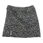Falda Ralph Lauren Negra Floreada Talla 4