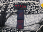 Falda Ralph Lauren Negra Floreada Talla 4