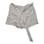 Short Tommy Hilfiger Mujer Talla 6 Color Blanco Con Lineas