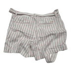 Short Tommy Hilfiger Mujer Talla 6 Color Blanco Con Lineas