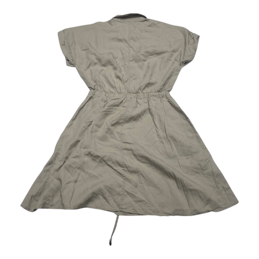 Vestido Tommy Hilfiger Mujer Talla 4 Cafe Manga Corta