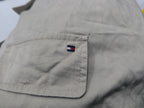 Vestido Tommy Hilfiger Mujer Talla 4 Cafe Manga Corta