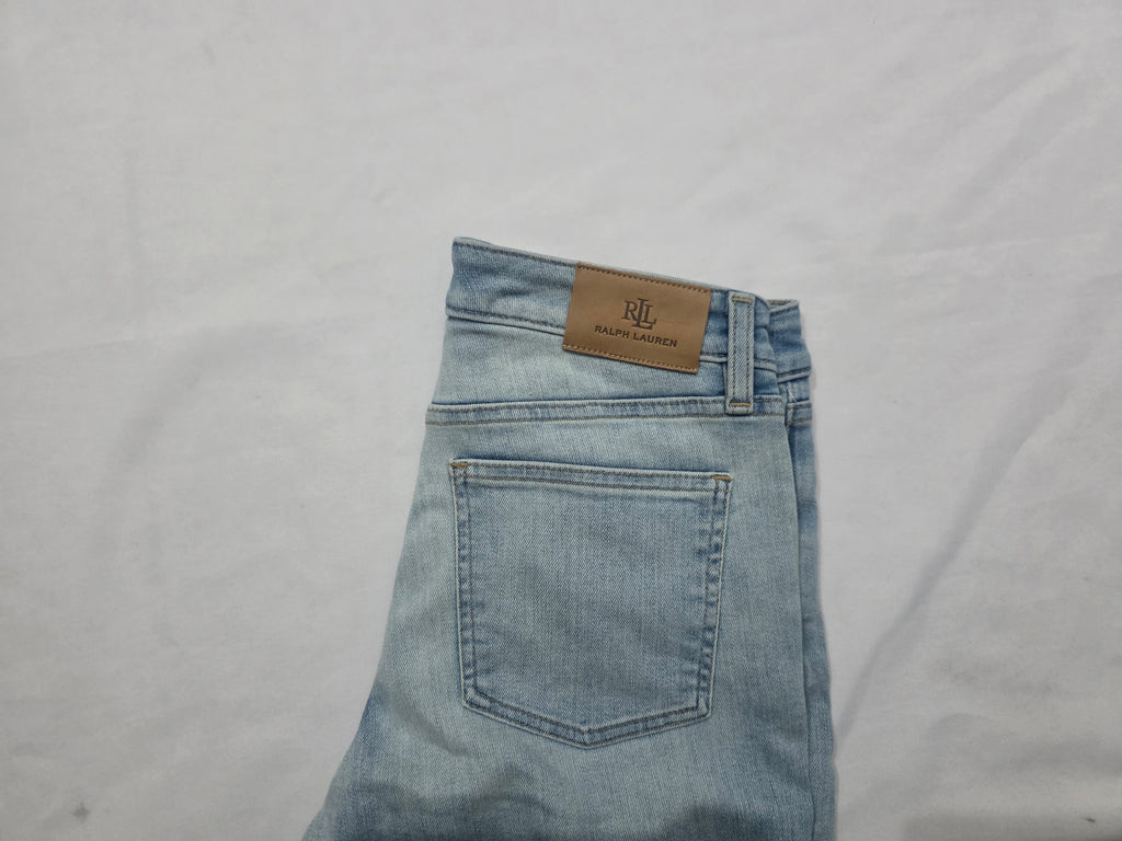Bermuda Ralph Lauren De Mujer Talla 4 Color Azul Claro