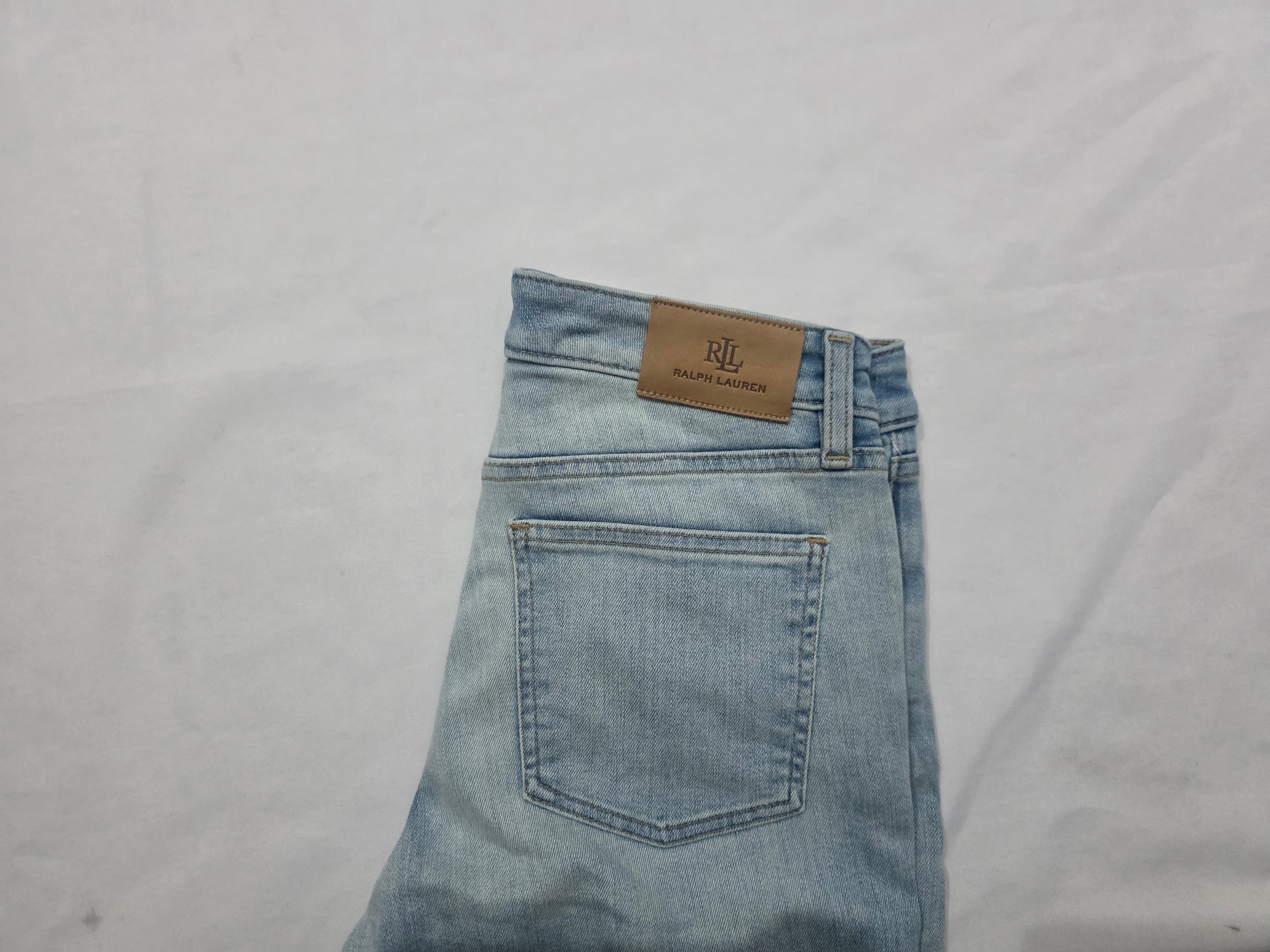 Bermuda Ralph Lauren De Mujer Talla 4 Color Azul Claro
