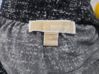 Blusa Michael Kors De Mujer Manga 3/4 Gris/negro Chica