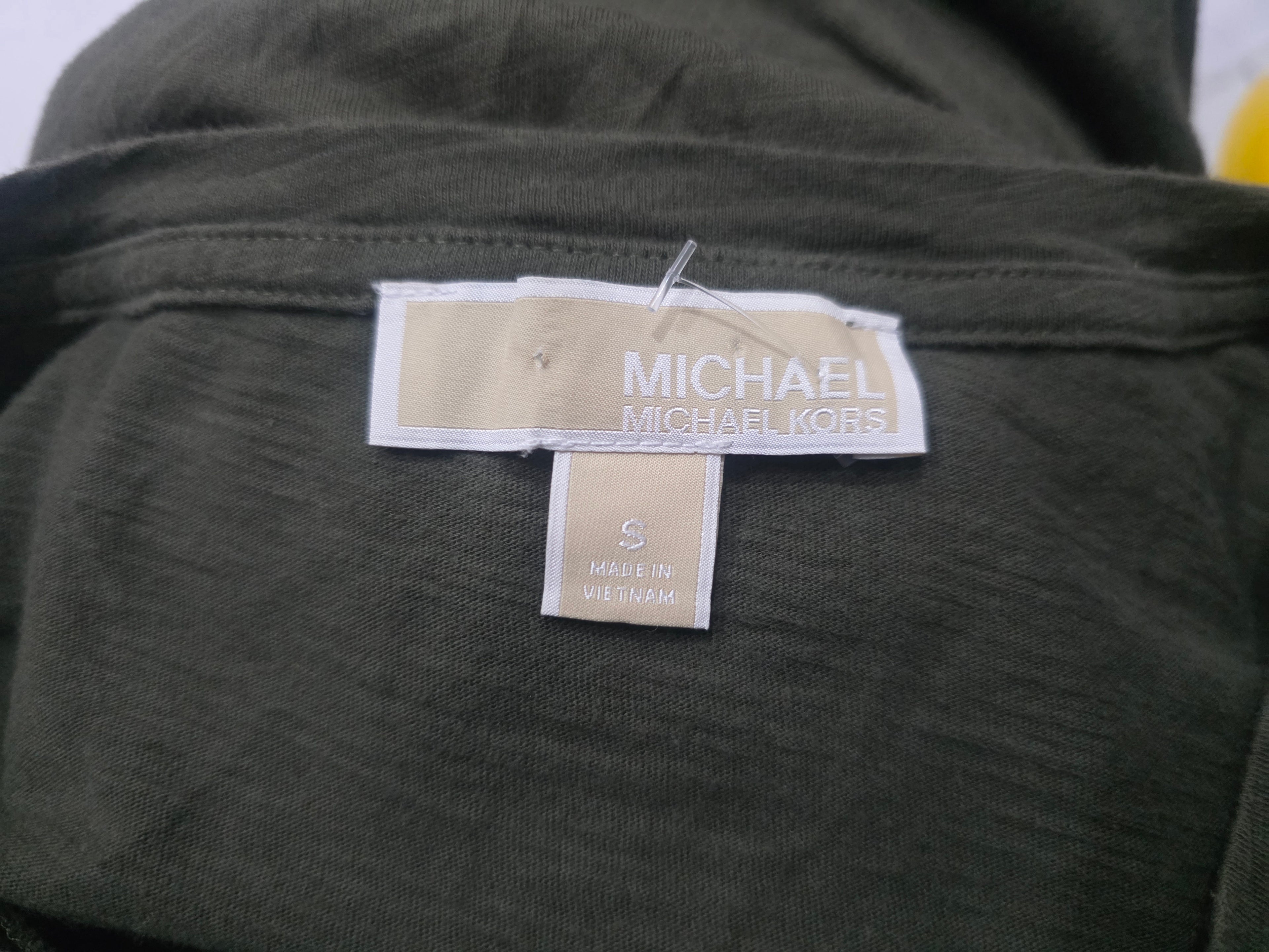 Blusa Michael Kors De Mujer Talla Chica Verde Oscuro