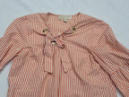 Blusa Michael Kors De Mujer Talla Chica Naranja Manga Amplia