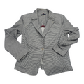 Blazer Tommy Hilfiger De Mujer Talla 8 Gris Con Rayas