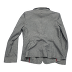 Blazer Tommy Hilfiger De Mujer Talla 8 Gris Con Rayas