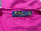 Playera Polo Ralph Lauren Fucsia Poni Blanco Mediana Mujer