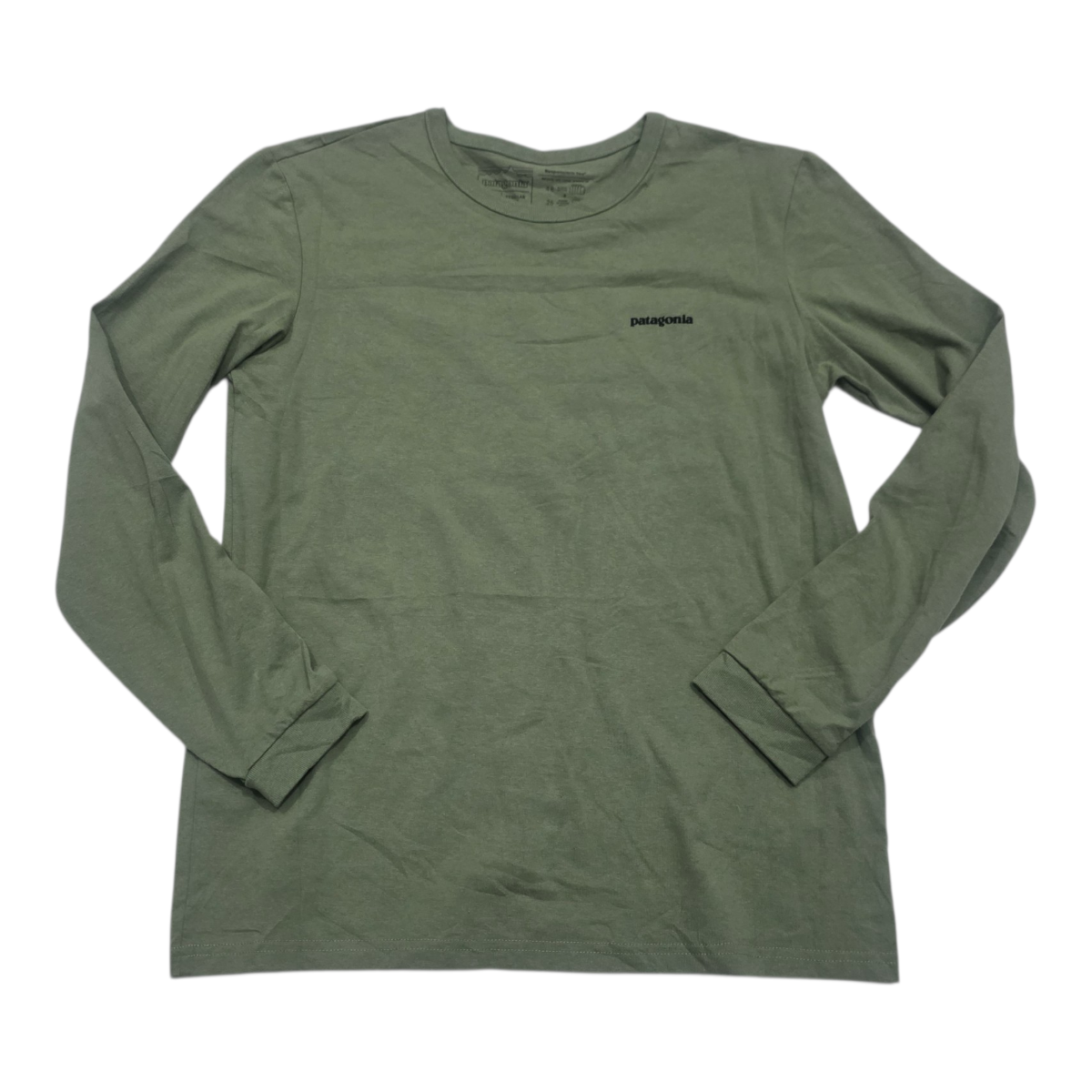 Playera Patagonia De Mujer Manga Larga Mediana Color Verde