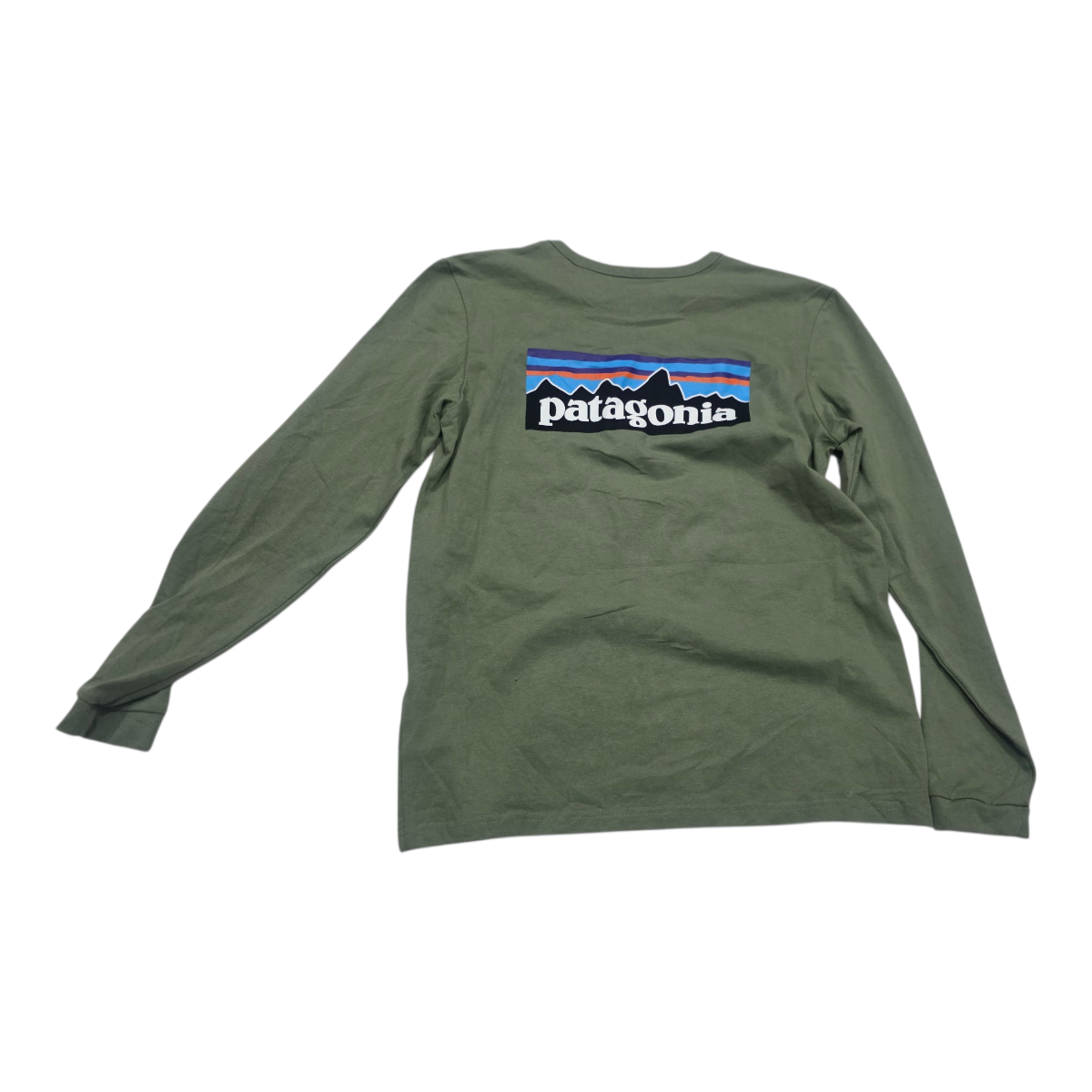 Playera Patagonia De Mujer Manga Larga Mediana Color Verde