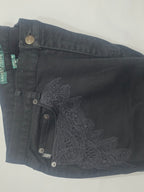Pantalon Ralph Lauren De Mujer Talla 10 Petite Color Negro
