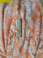 Blusa Michael Kors De Mujer Talla Mediana Naranja Manga 3/4
