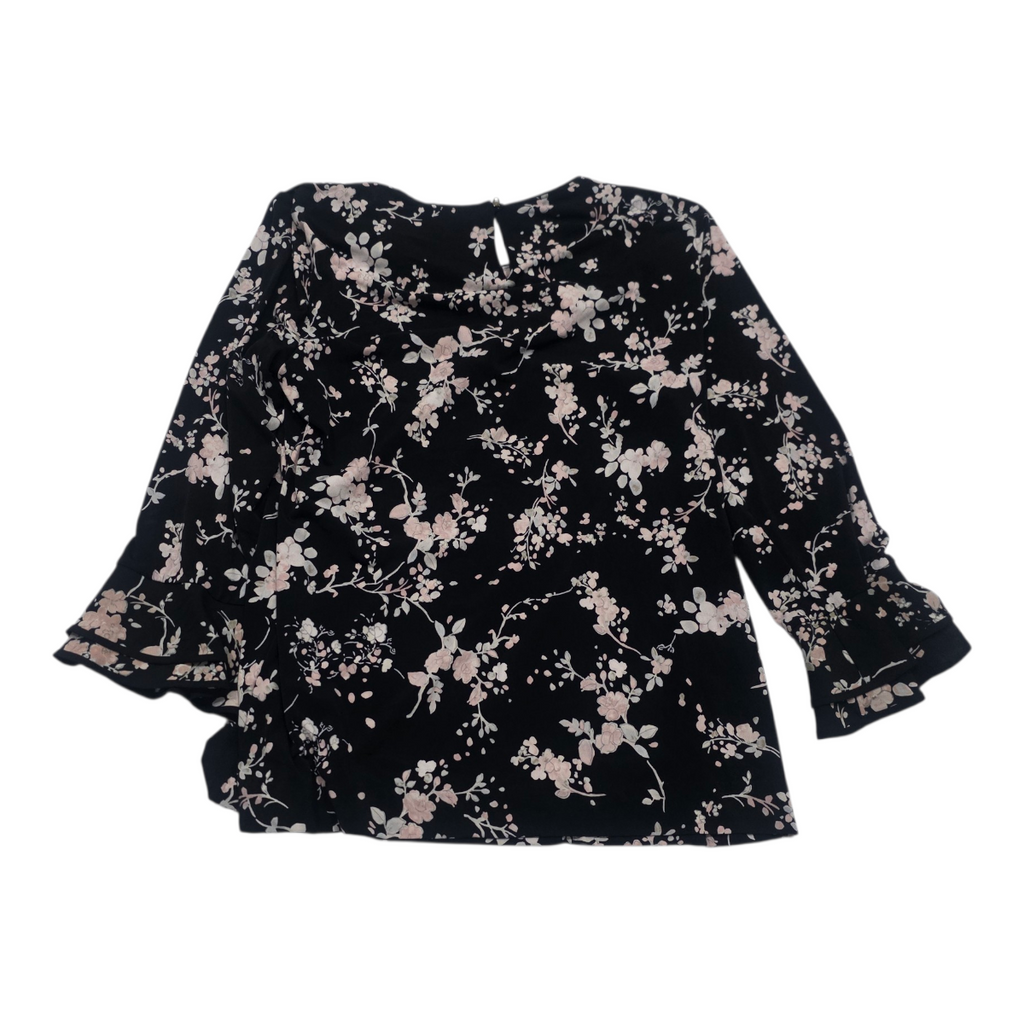 Blusa Karl Lagerfeld De Mujer Talla Mediana Negra Floreada