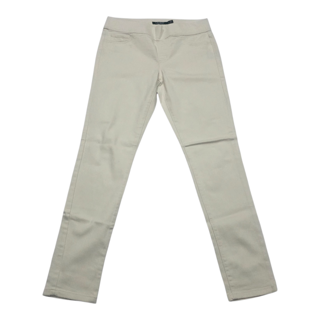 Legging Mezclilla Ralph Lauren Mujer Talla 8 Color Blanco