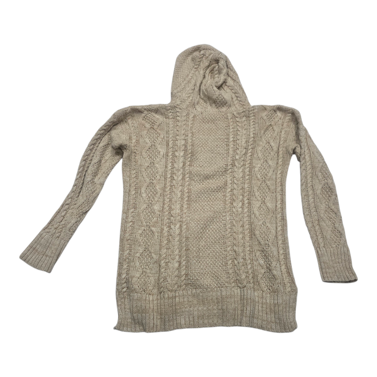 Sueter Gorro Ralph Lauren Color Cafe Claro De Mujer Mediano