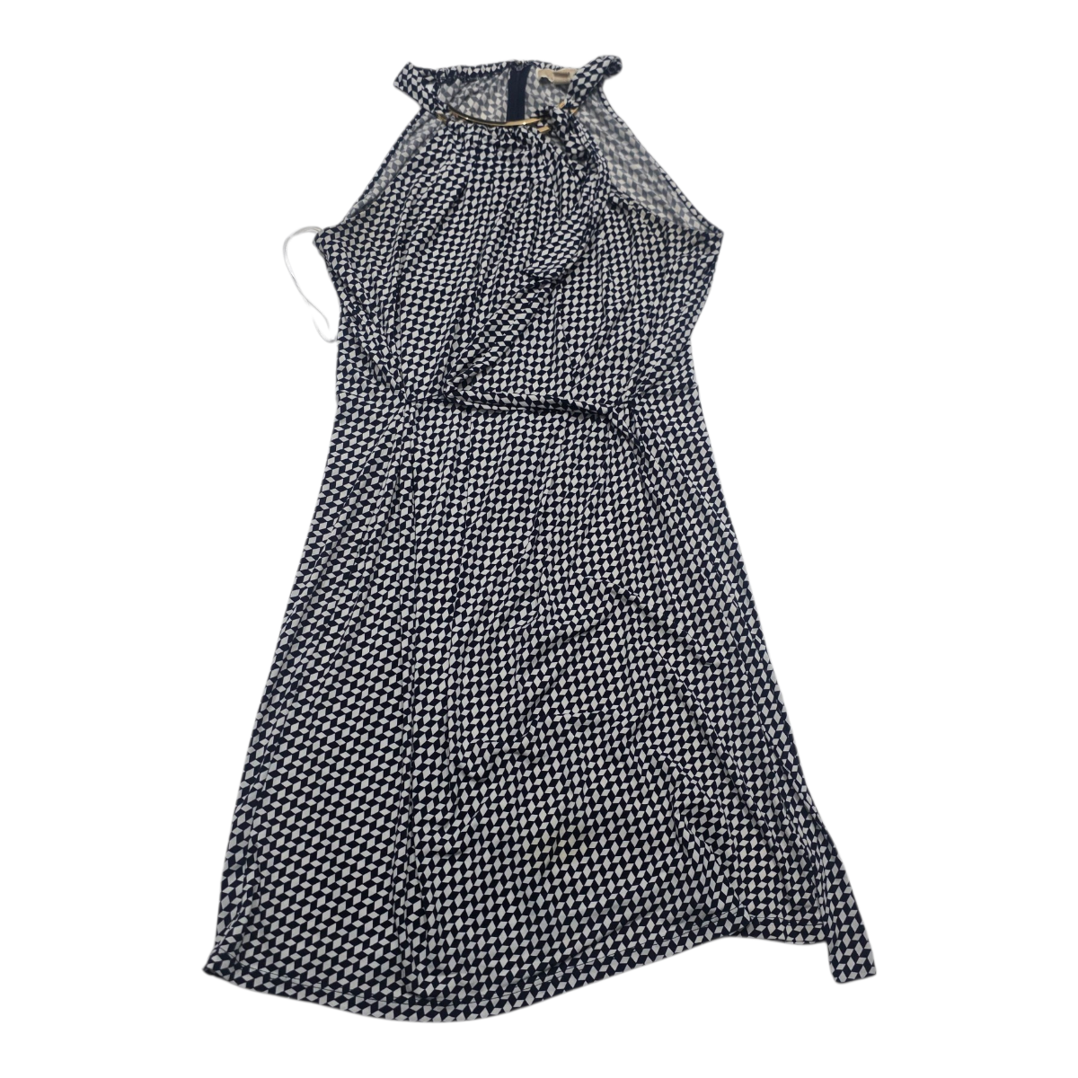 Vestido Michael Kors Mujer Talla Grande Azulblanco Geometric