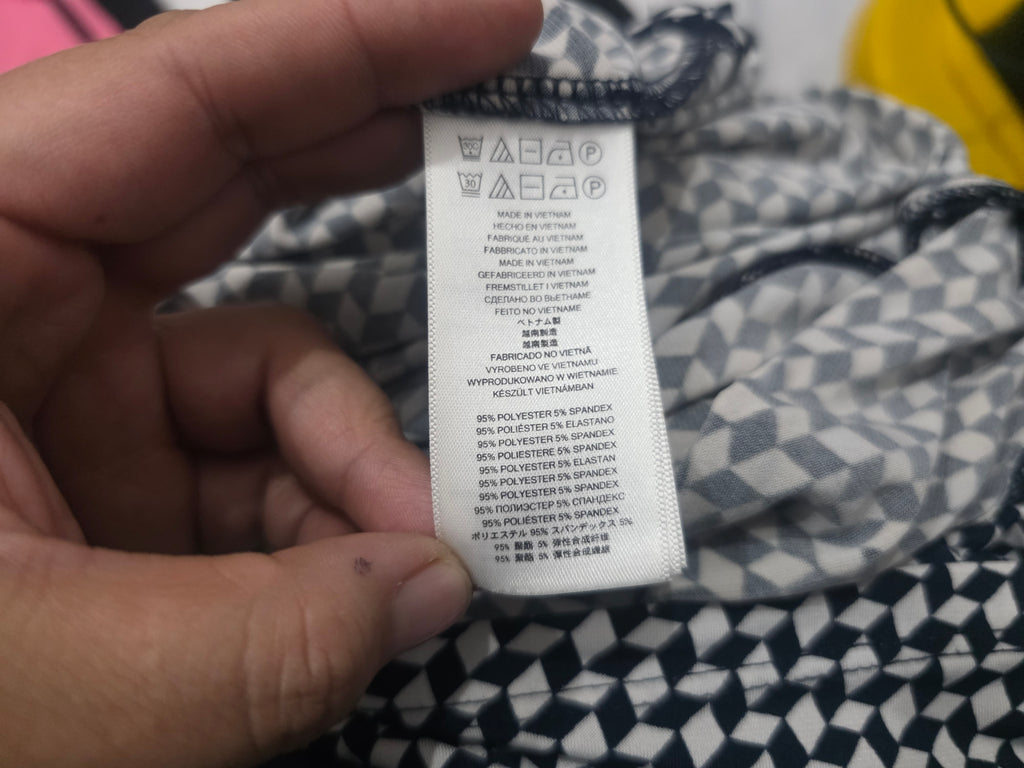 Vestido Michael Kors Mujer Talla Grande Azulblanco Geometric