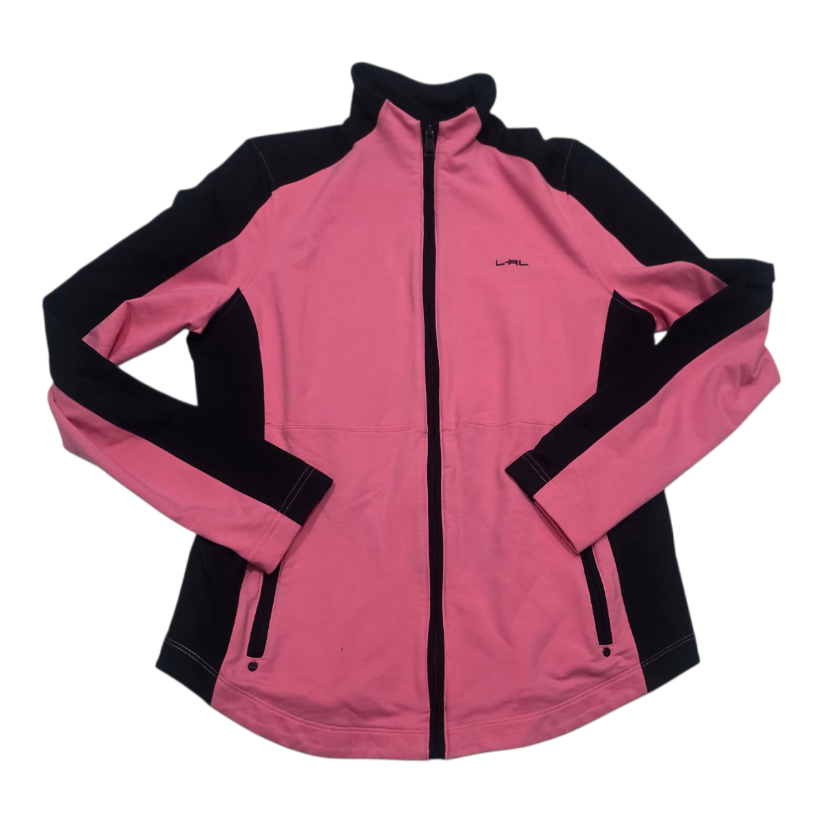 Sudadera Ralph Lauren Active Rosa Con Negro Grande