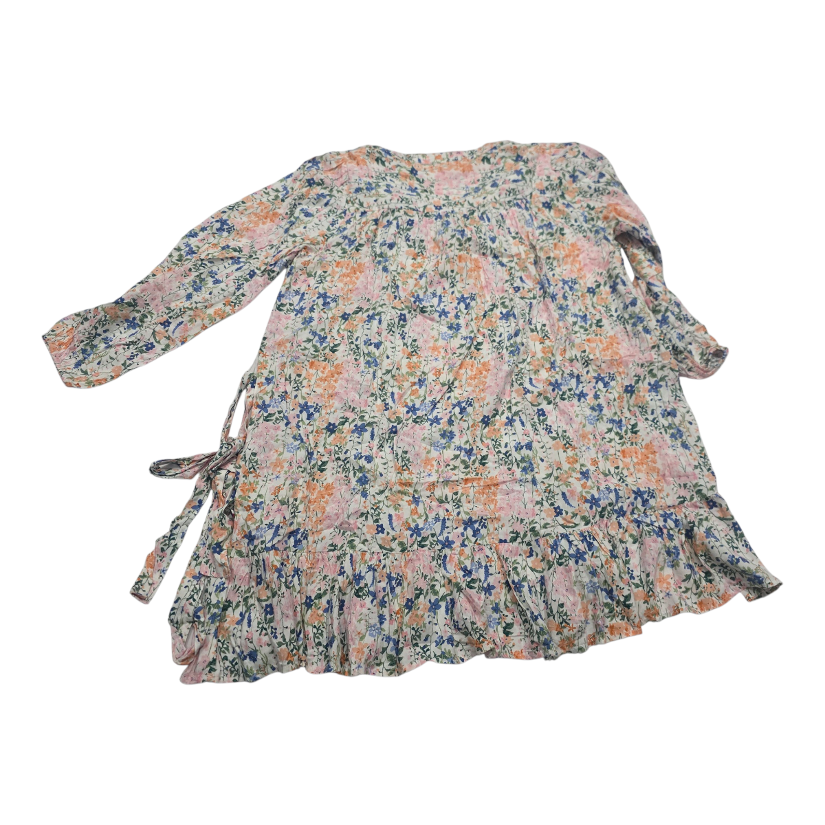 Blusa Tommy Hilfiger Mujer Extra Grande Floreada Azul/rosa