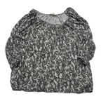 Blusa Michael Kors Extra Grande Gris Con Flores