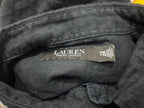 Camisa Ralph Lauren De Lino Talla Xxl Color Negro