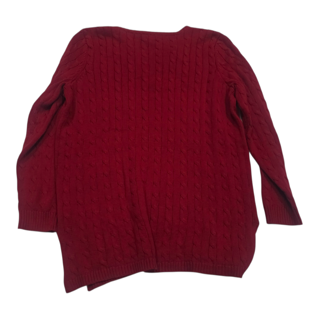 Sueter Ralph Lauren Talla 1x Color Rojo De Mujer