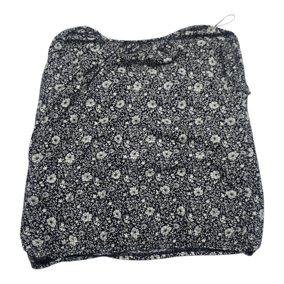 Blusa Michael Kors De Flores Talla 1x Azul Marino
