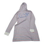 Vestido Vineyard Vines Mujer Extrachica Gorro Blanco Rayado