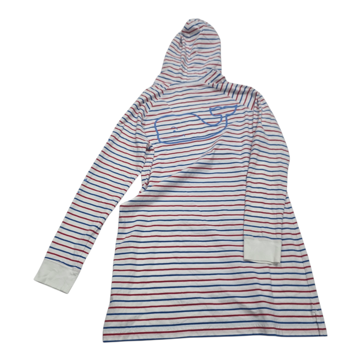 Vestido Vineyard Vines Mujer Extrachica Gorro Blanco Rayado