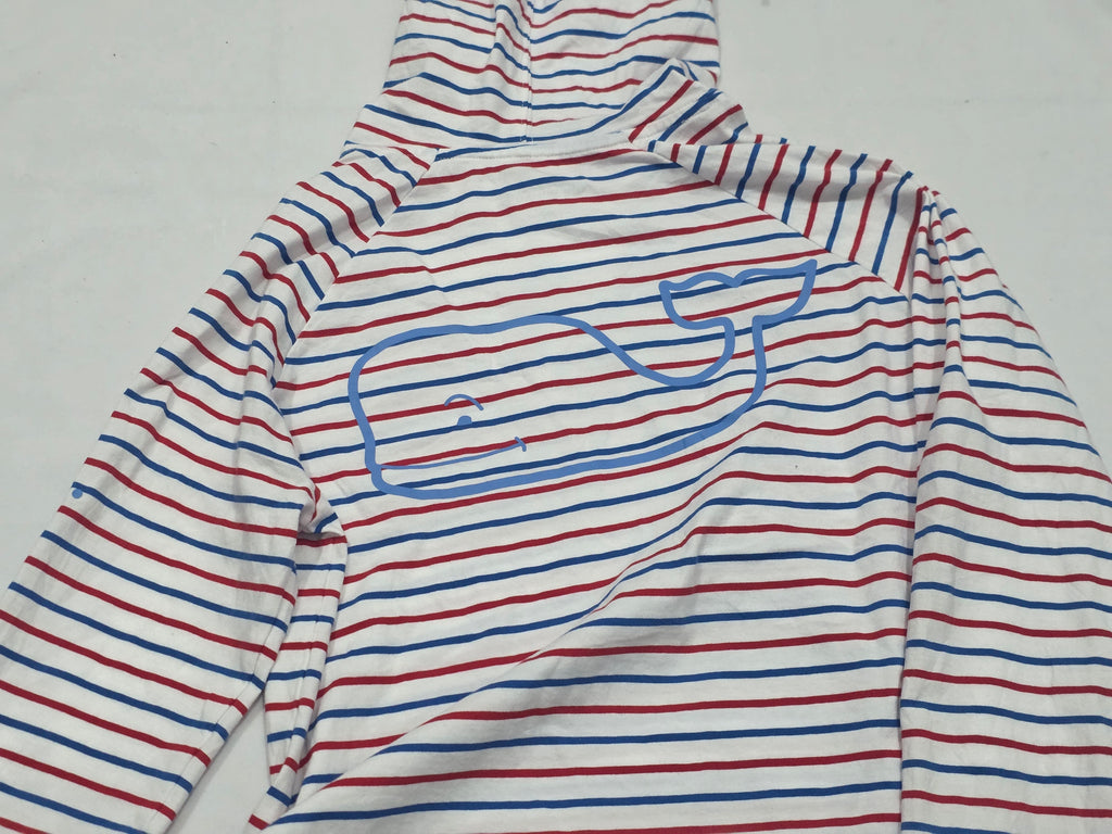 Vestido Vineyard Vines Mujer Extrachica Gorro Blanco Rayado