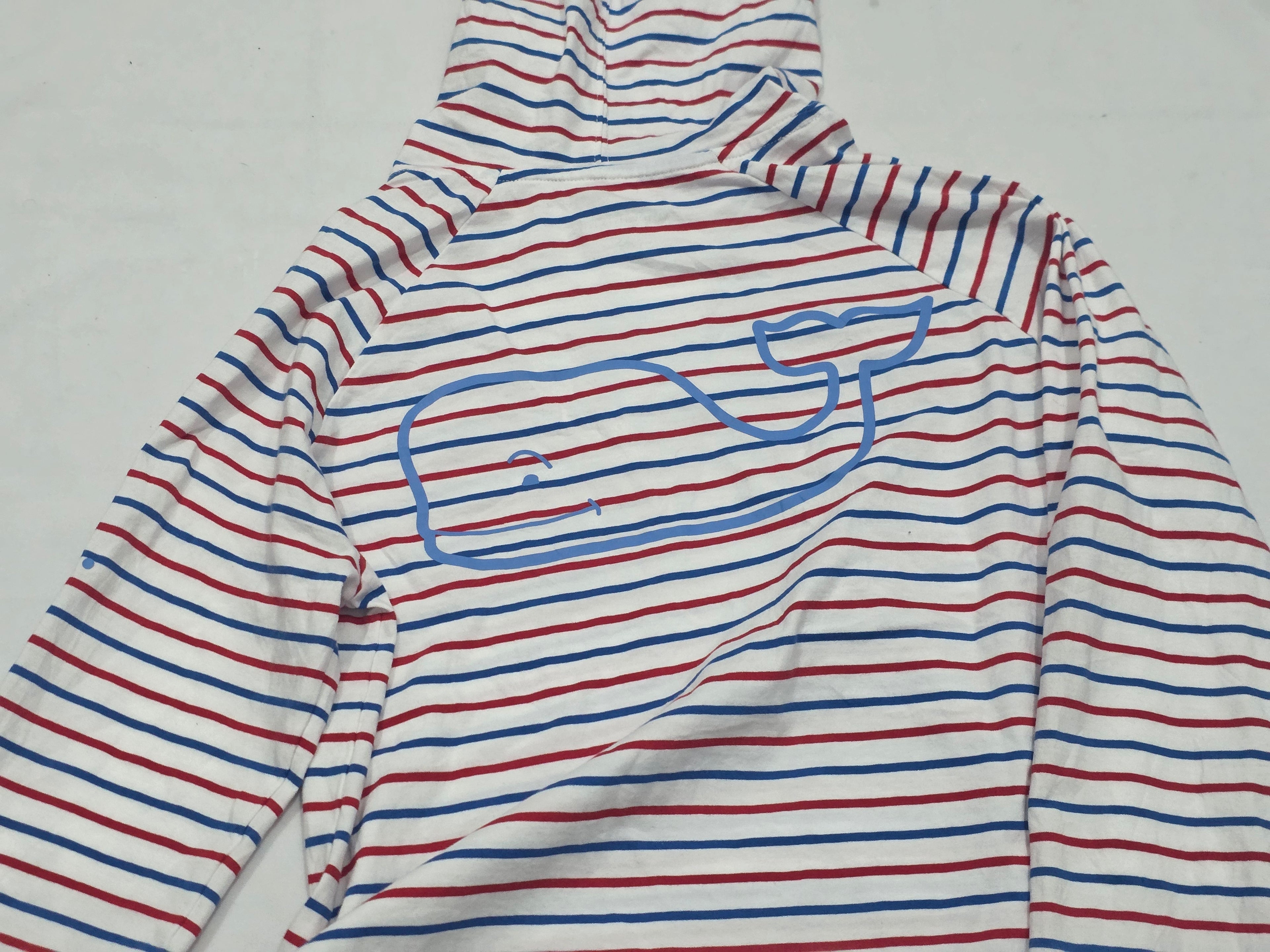 Vestido Vineyard Vines Mujer Extrachica Gorro Blanco Rayado