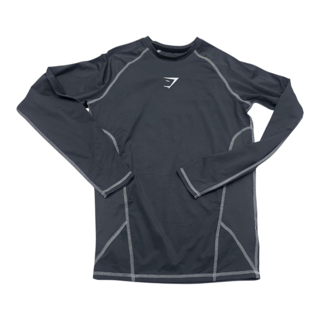 Playera Gymshark Mediana De Mujer Color Gris Manga Larga