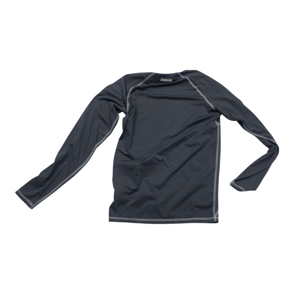 Playera Gymshark Mediana De Mujer Color Gris Manga Larga