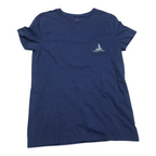 Playera Vineyard Vines Mujer Azul Acero Manga Corta Mediana
