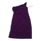 Vestido A Un Hombro Ralph Lauren Talla 10 Colo Violeta Mujer