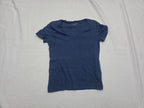 Playera Tommy Hilfiger Mujer Azul Acero Grande Manga Corta