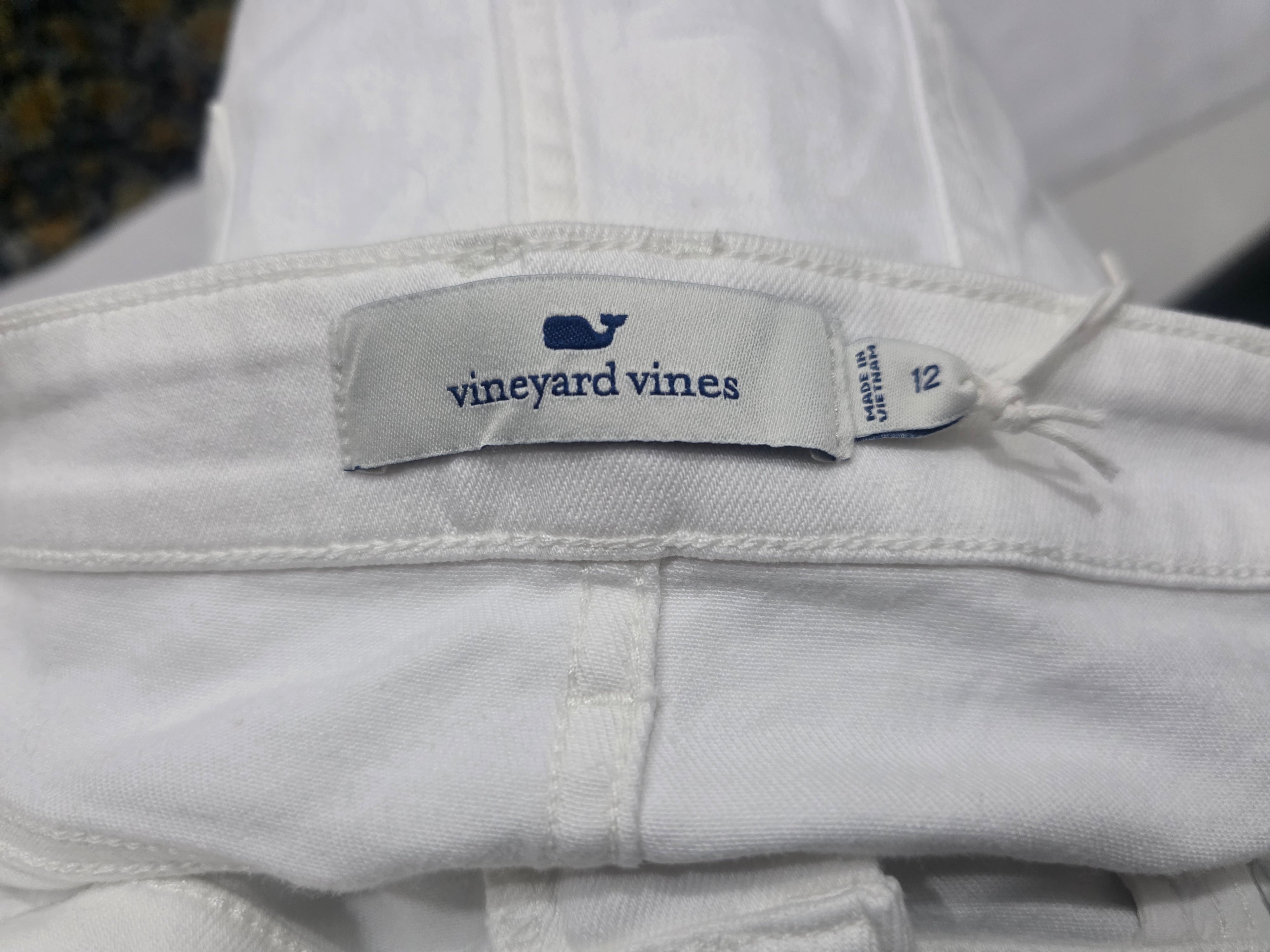 Falda Vineyard Vines Talla 12 De Mujer Color Blanco