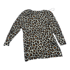 Blusa Michael Kors Animal Print Mujer Grande Manga Larga