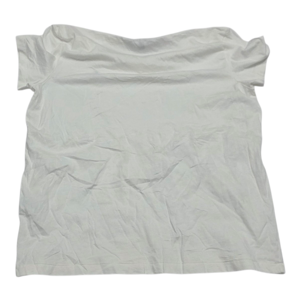 Playera Ralph Lauren Blanca Manga Corta Grande Mujer Poni