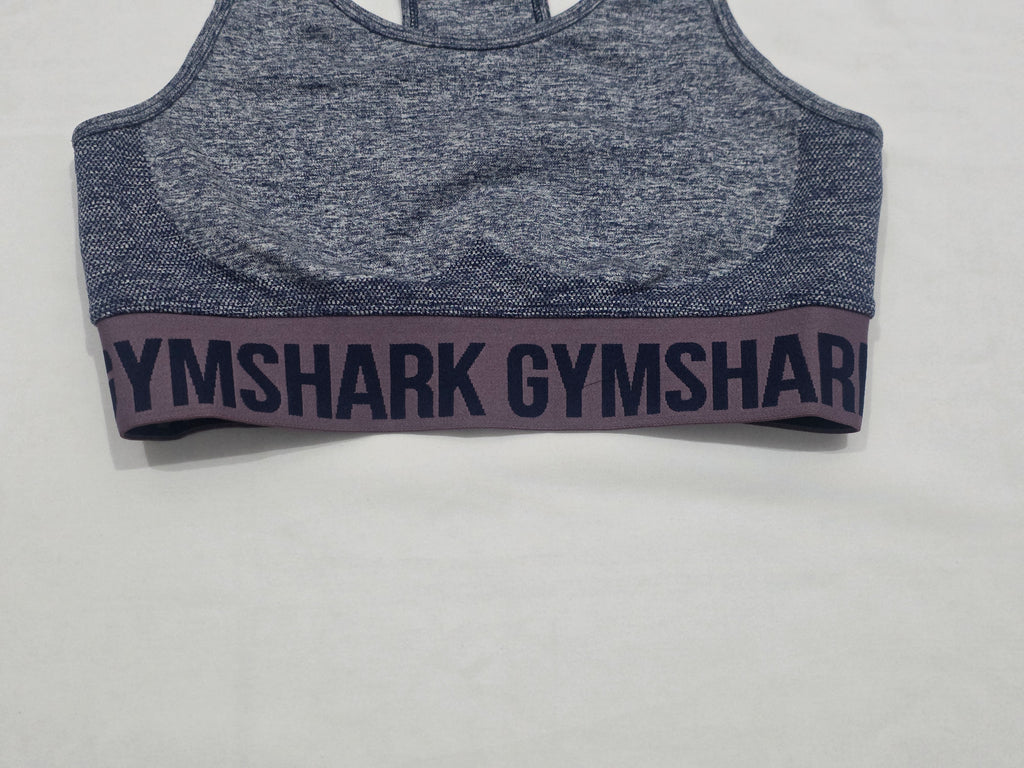 Top Gymshark De Mujer Azul Jaspeado De Mujer Grande