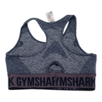 Top Gymshark De Mujer Azul Jaspeado De Mujer Grande