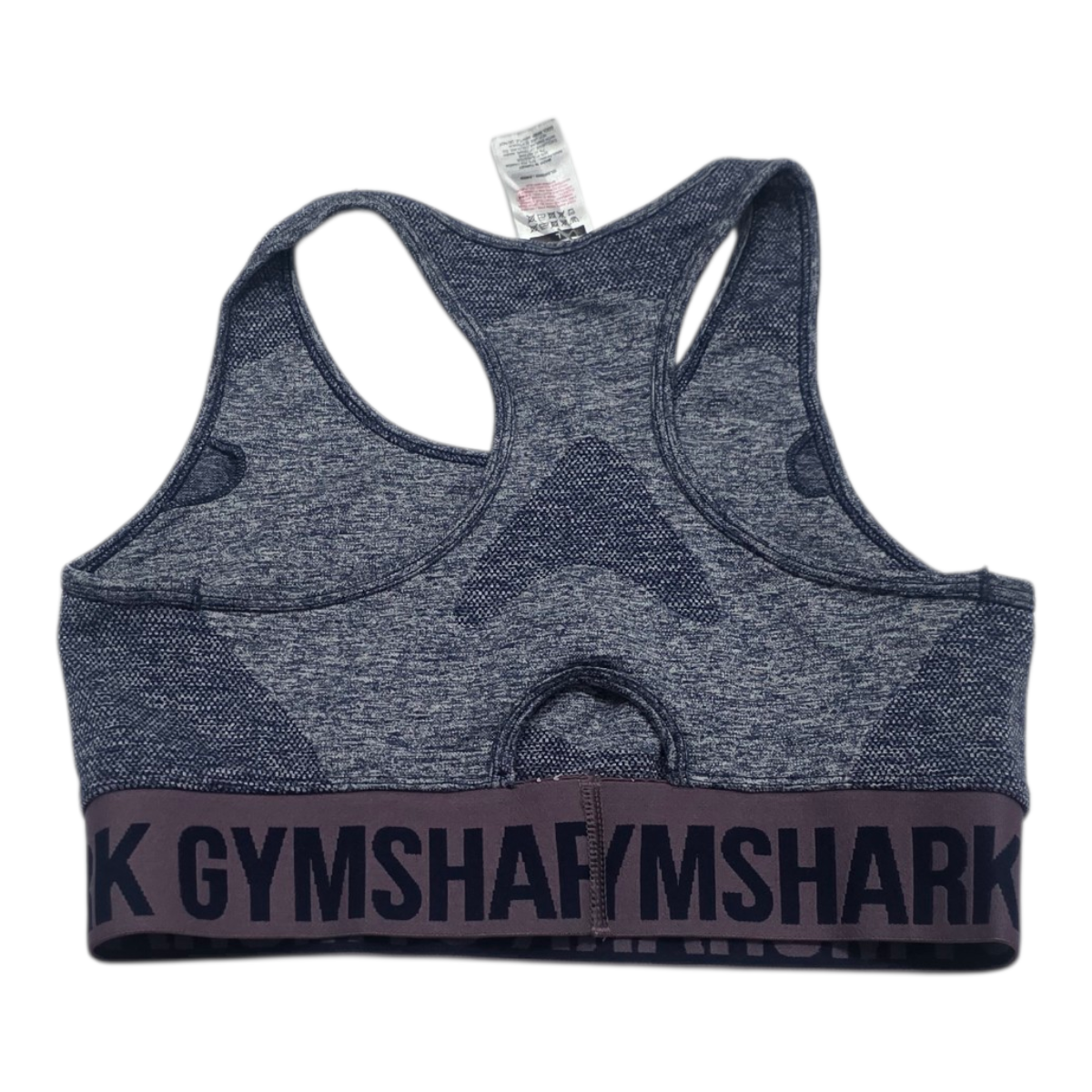 Top Gymshark De Mujer Azul Jaspeado De Mujer Grande