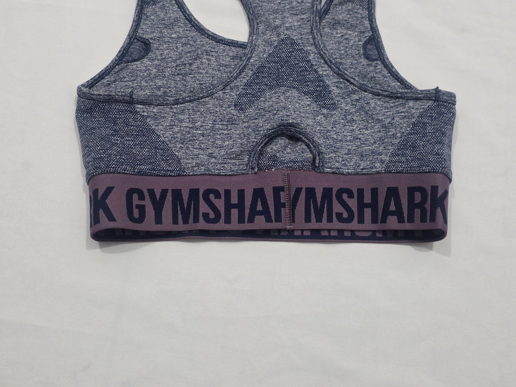 Top Gymshark De Mujer Azul Jaspeado De Mujer Grande