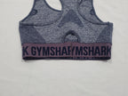 Top Gymshark De Mujer Azul Jaspeado De Mujer Grande