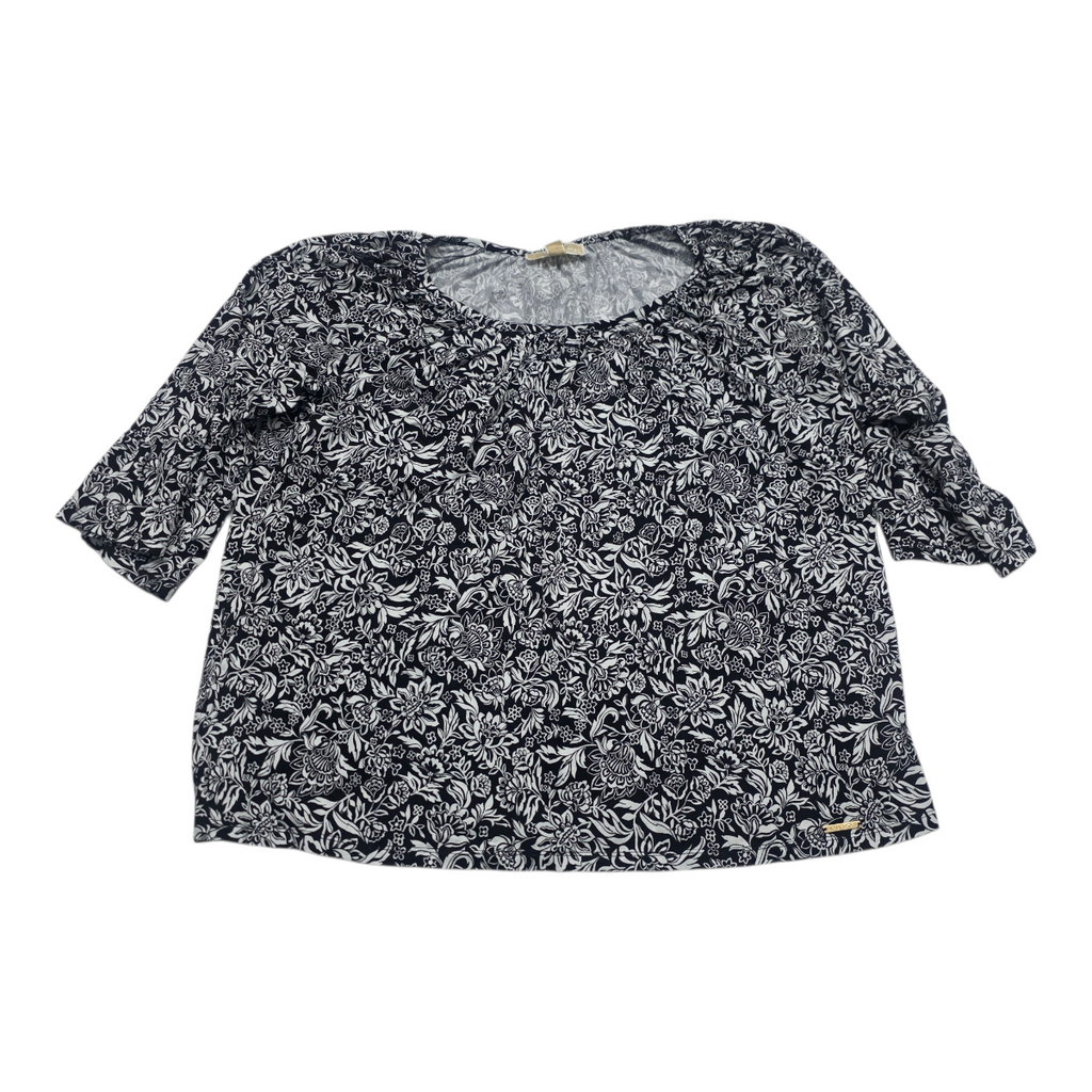 Blusa Michael Kors De Mujer Mujer Negra Detalles Blancos