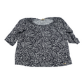 Blusa Michael Kors De Mujer Mujer Negra Detalles Blancos