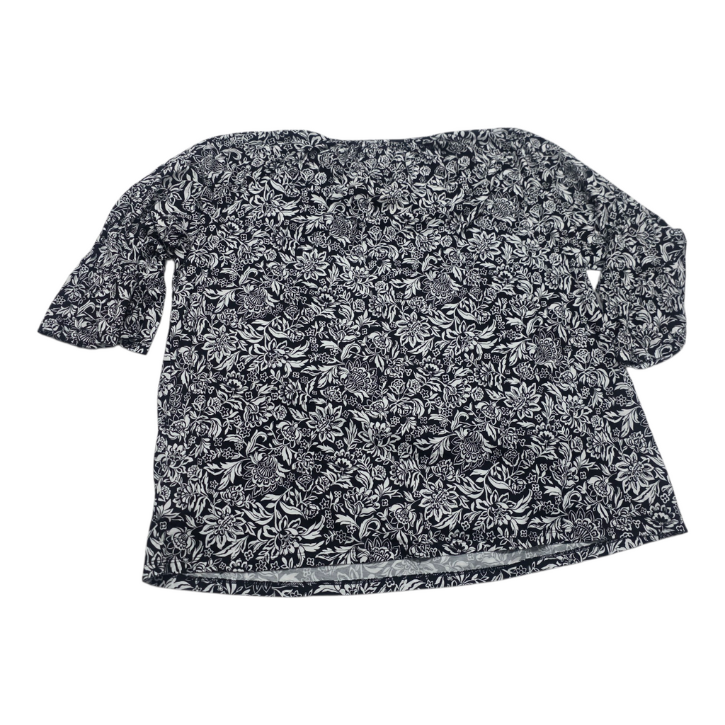 Blusa Michael Kors De Mujer Mujer Negra Detalles Blancos