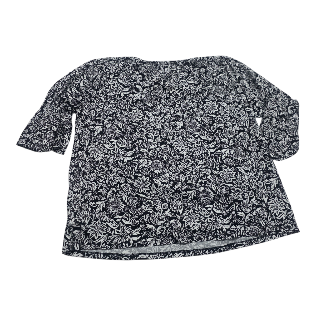 Blusa Michael Kors De Mujer Mujer Negra Detalles Blancos